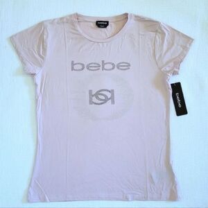 bebe Mirrored🪞 "bb" Rhinestone💎 Top - NWT